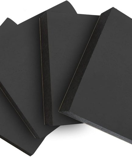 Foam Panel Category — 4-Pack Adhesive Foam Pads — 4×4 inches each, 3/4-inch Thick, Closed-Cell Rubber Sheets, For Shock Absorption, Padding, and DIY Projects